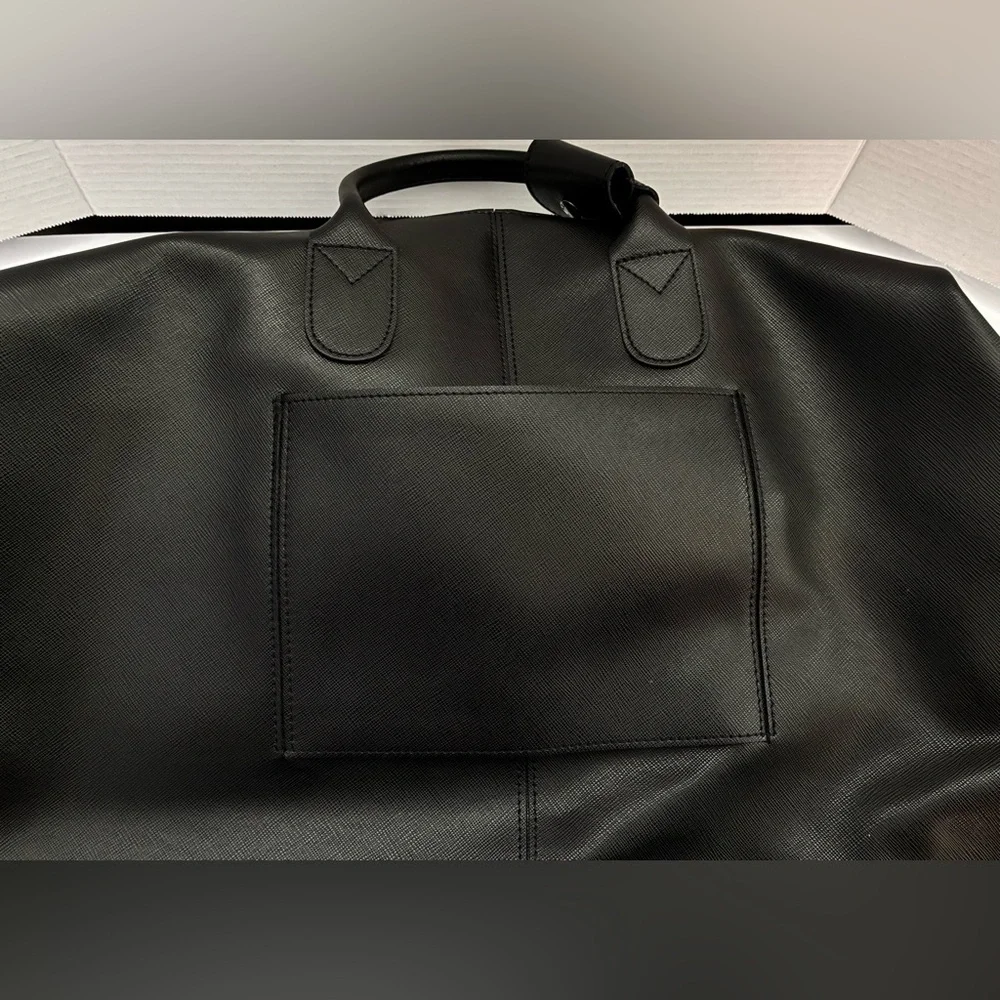 NWT Bric’s Milano Vareze Black Holdall Vera Pelle Weekender Bag Made in Italy